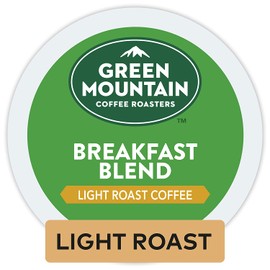 Green Mountain Coffee Keurig Single-Serve K-Cup Pods, Breakfast Blend Light Roast Coffee, 12 Count