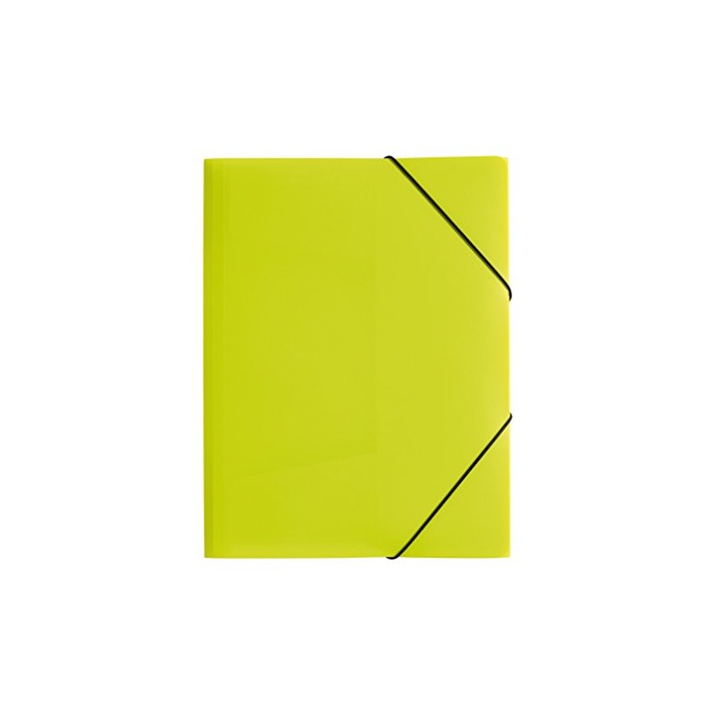 Pagna A4 Lucy Trend Colour Elasticated Folder - Green/Orange/Blue/Pink