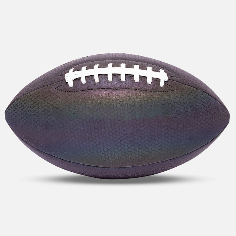 Luminous Fluorescent Reflective Football Pu American Standard Game Training Ball