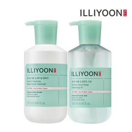 Illiyoon Gentle Deep Facial Set (Cleanser + Cleansing Oil) / 일리윤 젠틀 딥 페이셜 세트 (클렌저 + 클렌징 오일)