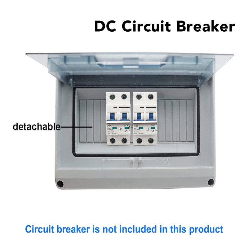 DC500V 2P Miniature DC Circuit Breaker Short Circuit Overload Protection
