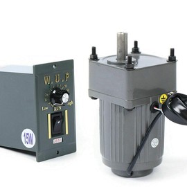 Gear Reduction Electric Motor, AC110V 15W 25K High Torque Single-Phase Adjustable Variable Gear Reducer Motor 54 RPM/min with Speed Controller