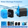 POPOSOAP Solar Water Pump, 12W Solar Fountain Pump 160GPH Flow