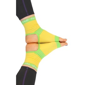 Barefoot Sox Half Toe Socks by Pedi-Sox - Energy Yellow