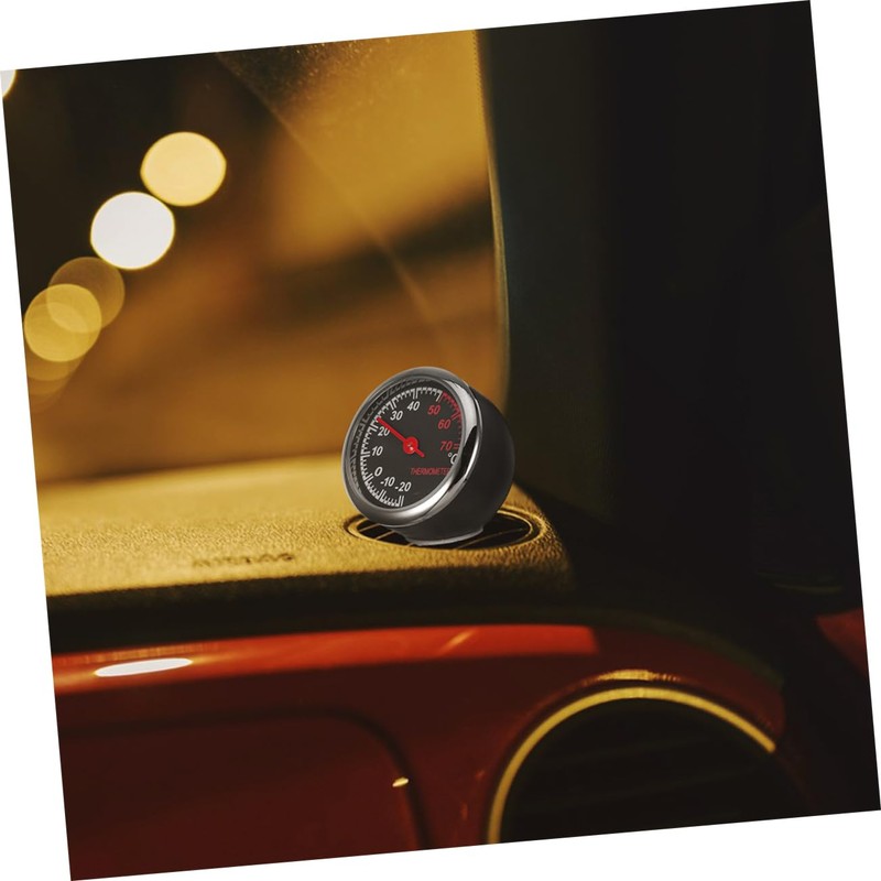 CHILDWEET 2pcs Car Thermometer Durable Vehicle Monitor with Easy to