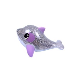 Simba 104010088 ABC Sparkle Dolphin with Magic Rainbow Light Function, Bath Toy, 14 cm, from 12 Months