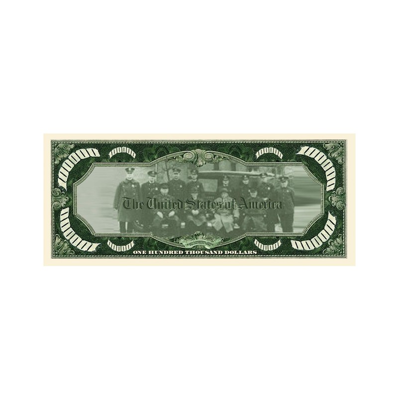 American Art Classics Pretty Boy Floyd $100,000.00 Bill in Collector