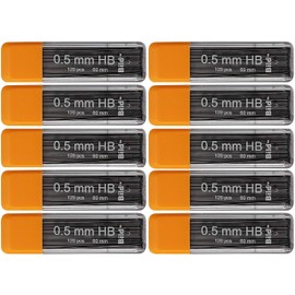 Bild Premium 1200 leads of 0.5mm Mechanical Pencil Lead Refills (HB Mega, 0.5 mm)