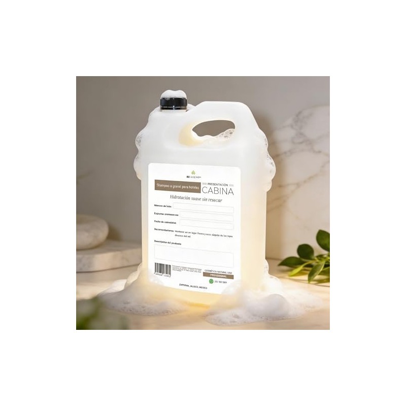Shampoo Vegano de Romero a Granel Profesional 1 Galón (3.8
