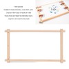Cross Stitch Frame Rectangular Removable Wood Needlework Stretcher Frame Quilting