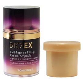 Tony Moly Bio EX Cell Peptide Fill-up Cream Ampoule + Refill / 토니모리 바이오 이엑스 셀 펩타이드 필업 크림 앰플+리필