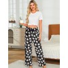 ENJOYNIGHT Women Fleece Pajama Pant Fluffy Sleep Bottoms Plush Lounge