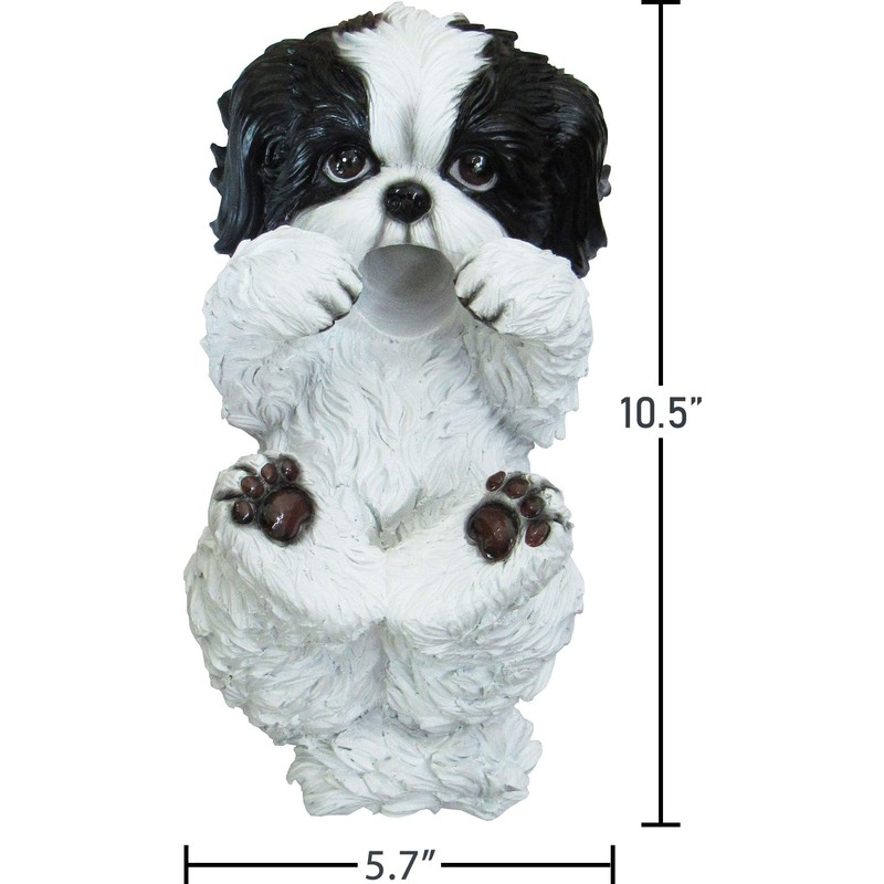 DWK "Bark N' Brew Shih Tzu Decorative Table Top Wine