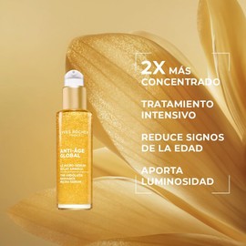 YVES ROCHER - Kit Anti Age Global Rutina Antiedad, Incluye Contorno de Ojos, Micro-Sérum, Crema Facial día y noche + Neceser de regalo - Todo tipo de Piel - Fórmula Vegana