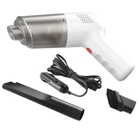 Voltix Kabelloser Handstaubsauger, 9000 Pa wiederaufladbarer leichter Mini-Staubsauger, kabellos, USB-Staubsauger, Reinigung für Haare, Auto, Haus, Büro, Küche (Weiß)