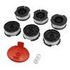 DRELD 6 Strimmer Spools Kit Replacement for Black and Decker,