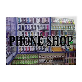 Decal Stickers Multiple Sizes Phone Shop A Outdoor Advertising Printing Industrial Vinyl Safety Sign Label Retail 12x8Inches