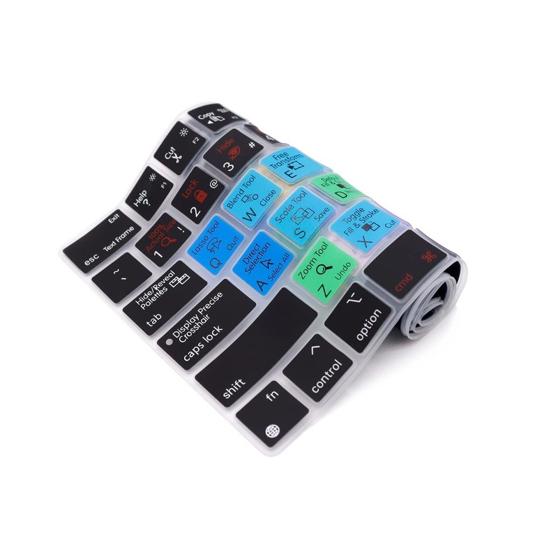 WYGCH Stylish Keyboard Cover Silicone Protective Skin Keyboard Protector for