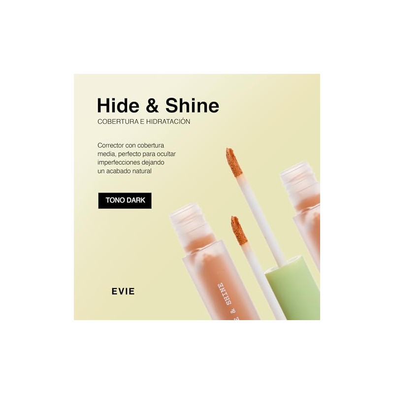 EVIE | Corrector Hide & Shine Dark Con Protector Solar