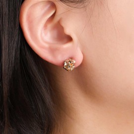 Xduargs Boho Hammered Square Earrings Gold Texture Square Stud Earrings Vintage Geometric Square Earrings Minimalist Irregular Square Statement Earrings Jewelry for Women