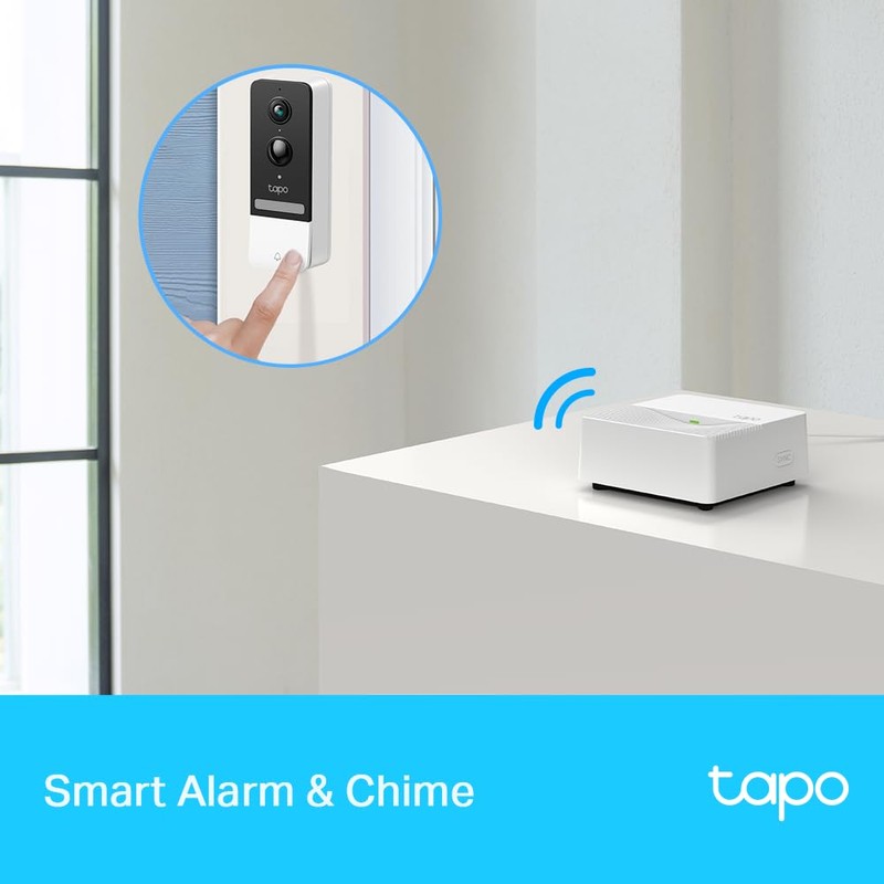 Tapo Smart Hub with Chime, Hub + Alarm + Ring