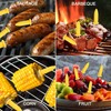 Stainless Steel Corn Holders With Storage Box, 20Pcs Corn on