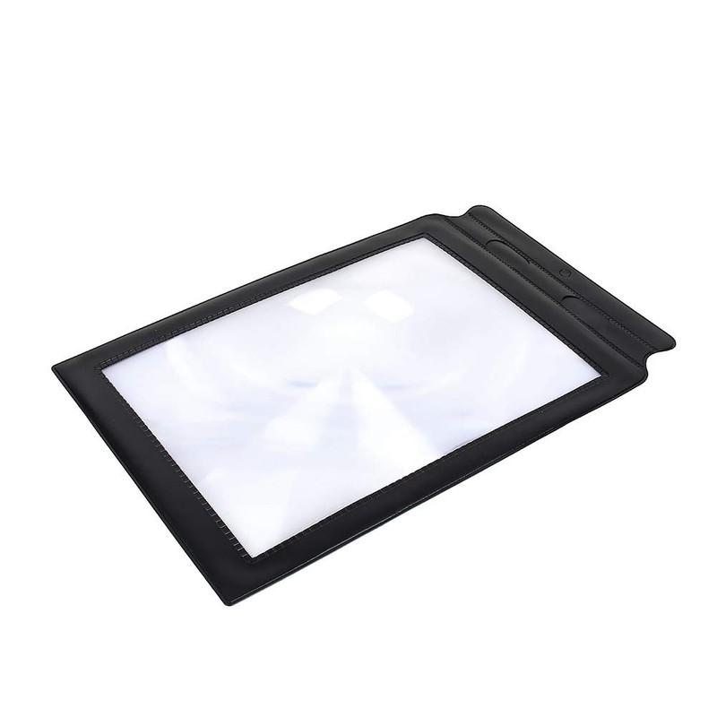 A4 Full Page 3X Magnifying Sheet Large Magnifying Glass Book