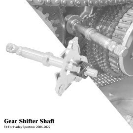 YHMTIVTU Chrome Transmission Gear Shifter Shaft Lever Fits For Harley Sportster 2006-2022