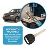 Keyless2Go Replacement for New Uncut Empty Key Shell B102 Shell