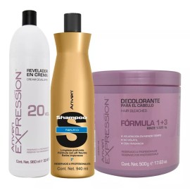 Anven 1 Expression Color Decolorante 500 G + 1 Expression Color Re