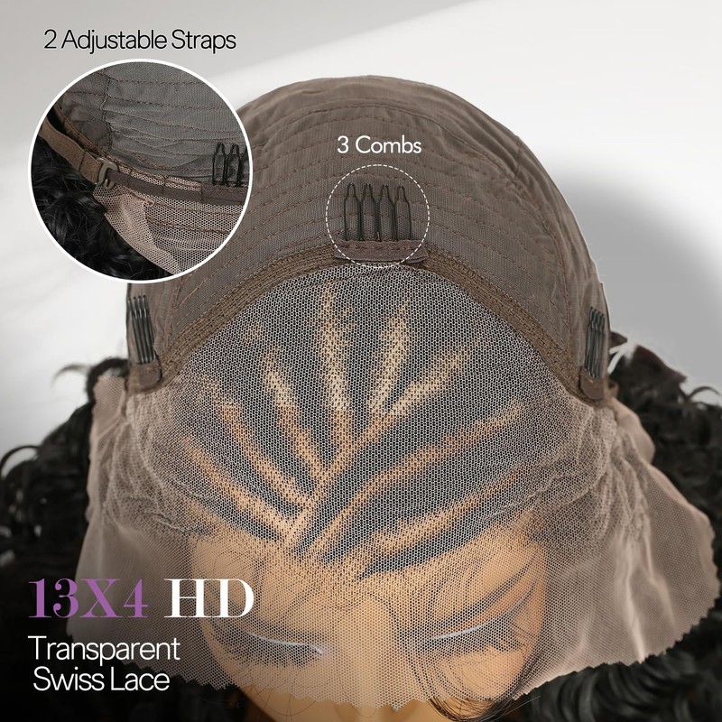 Braided Wigs for Black Women Side Part Braids Cornrows Lace