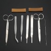 7 Pcs Biological Anatomical Tool Dissecting Scissor Hilt Tweezer Forcep