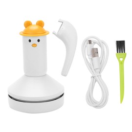 Desktop Vacuum Cleaner USB Charging Mini Handheld Portable Table Dust Confetti SweeperWhite