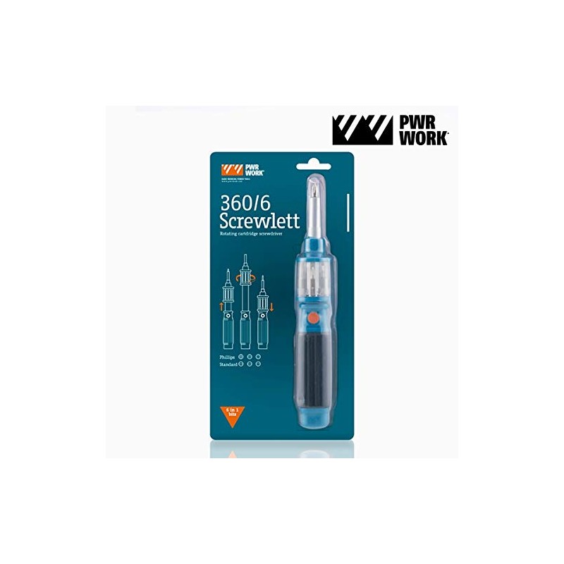 Pwr Work 360/6 screwlett – Screwdriver with BITS Dispenser