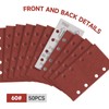 Sruhrak 50 pieces 93 x 185 mm sandpaper set, 60