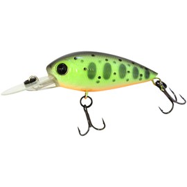SEABUZZ Wobbler Sparky Crank 3.5 g x 4 cm Flat Runner 1-1.5 m - Pike Zander Trout Bass Catfish Fishing Lure - 2 Treble Hooks - Predator Fishing Bait - Artificial Bait - Trout Bait - Fishing Lures