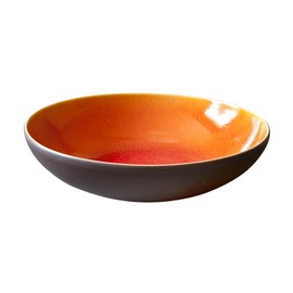 Jars France Tourron Pasta Bowl Orange (Orange) 9"/ H 2.6"