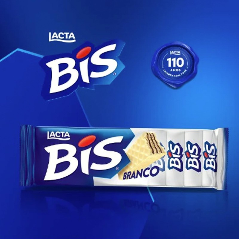 Bis Chocolate White Wafers Lacta [2 Pack] | Wafer Branco