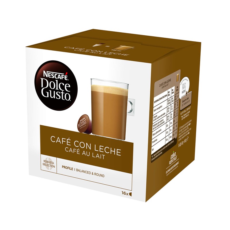 NESCAFÉ 3 X Nescafe Dolce Gusto Cafe Au Lait (16'S)