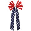 Black Duck Brand American Flag Patriotic Bows, Large 11.5 x