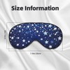 Sleep Eye Mask Blue Beautiful Shining Star Sleep Mask for