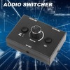 Hcskoss Audio Selector 3.5mm Earphone Splitter Audio Mixer Volume Controller