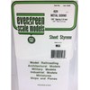 Evergreen Scale Model Plastic Sheet Metal Siding Thickness 1mm Groove