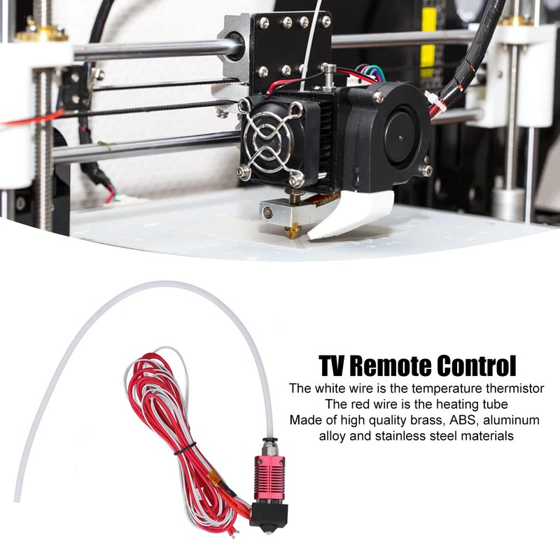 Extrusora Ensamblada para Impresora 3D, Kit Hotend MK8 para Serie