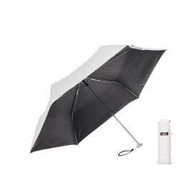 Waterfront S350-0773WH1-BA Folding Umbrella, Parasol, Rain Umbrella, Pocket Flat Sun Shade, White, 19.7 inches (50 cm), Lightweight, Compact, UV Protection, 99.9% Unisex