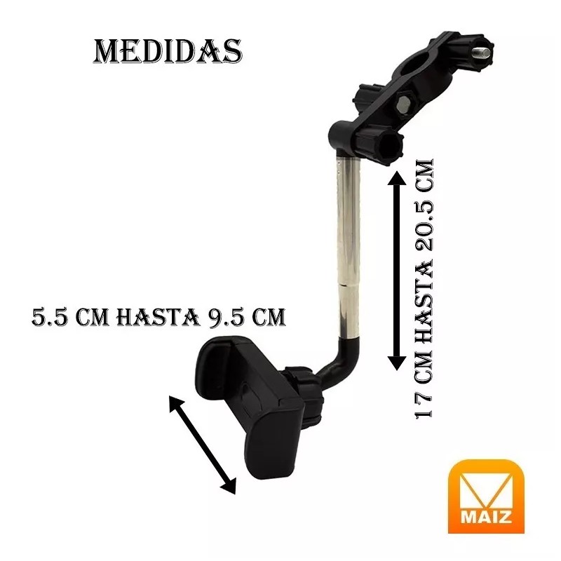 Maíz Soporte Base Porta Celular Auto Cabecera Respaldo Retrovisor