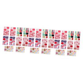 Minkissy 3sets Nail Art Stickers Toe Nail Stickers for Women Assorted French 10pcs*3