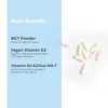 Magceutics Vitamin D3 K2 with MCT, 5000 IU Vegan D3