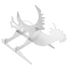 Stainless Steel Chicken Stand Removable Portable MotorcycleShape BBQ Roaster Stand