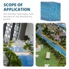 Operitacx 5 Sheets Wave Water Effect Leaf Stream Pattern Artificial